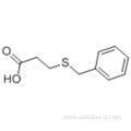 Propanoic acid,3-[(phenylmethyl)thio]- CAS 2899-66-3